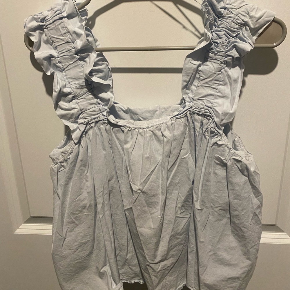 Zara Light Blue Top - Picture 2 of 3